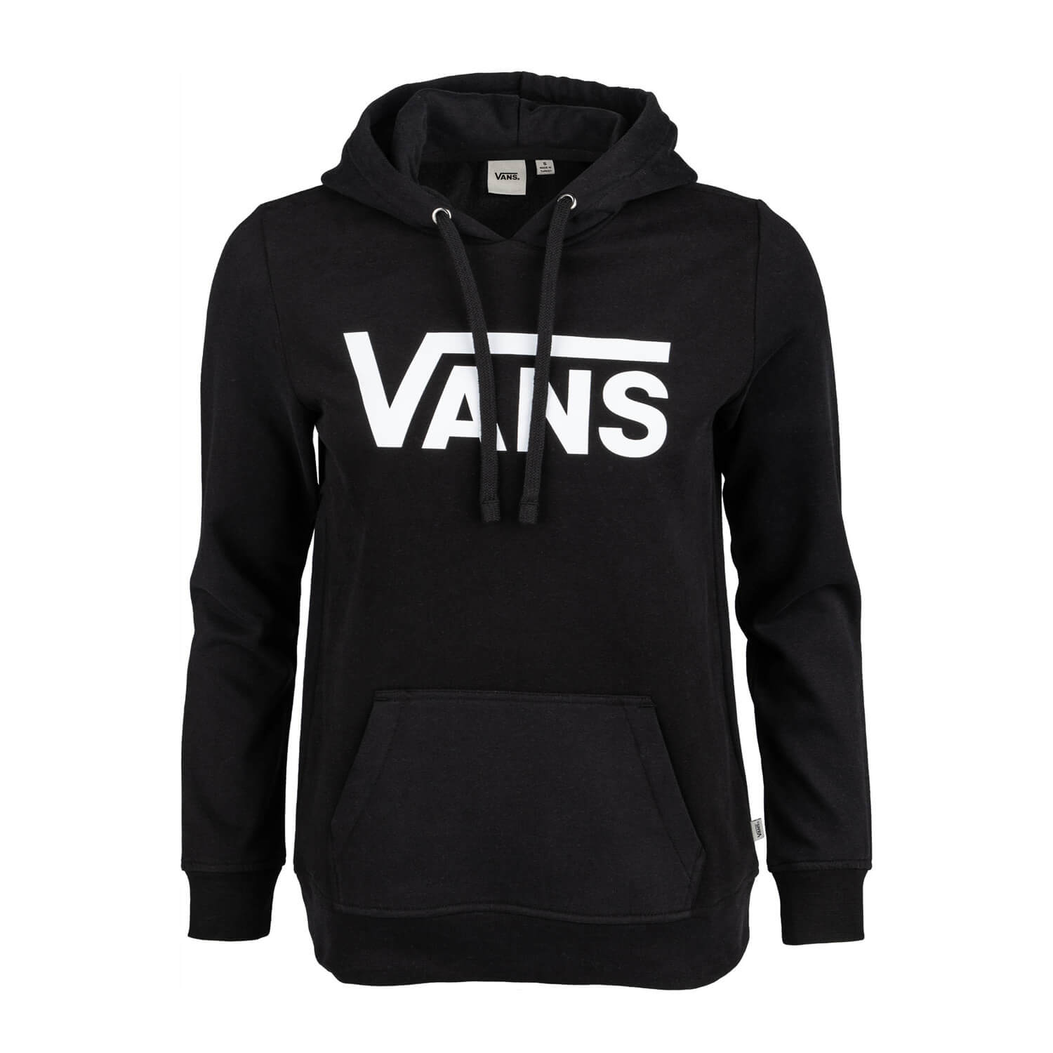 Vans Drop V Logo Hoodie Siyah Kadın Sweatshirt VN0A5HNPBLK1
