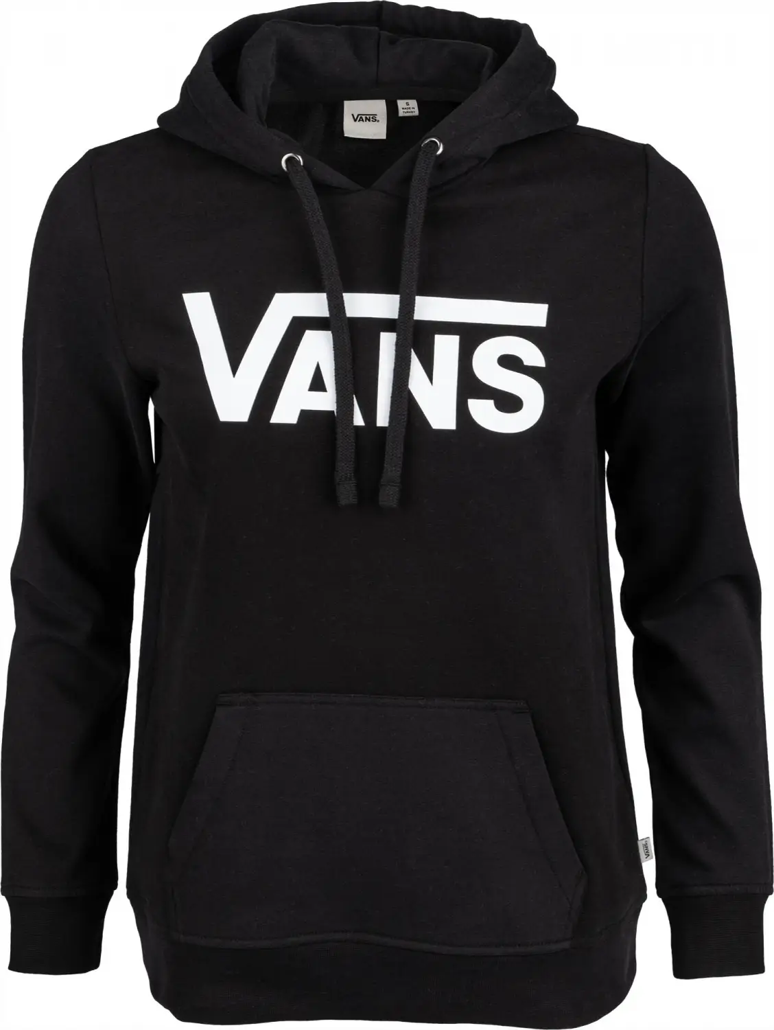 Vans Drop V Logo Hoodie Siyah Kadın Sweatshirt VN0A5HNPBLK1