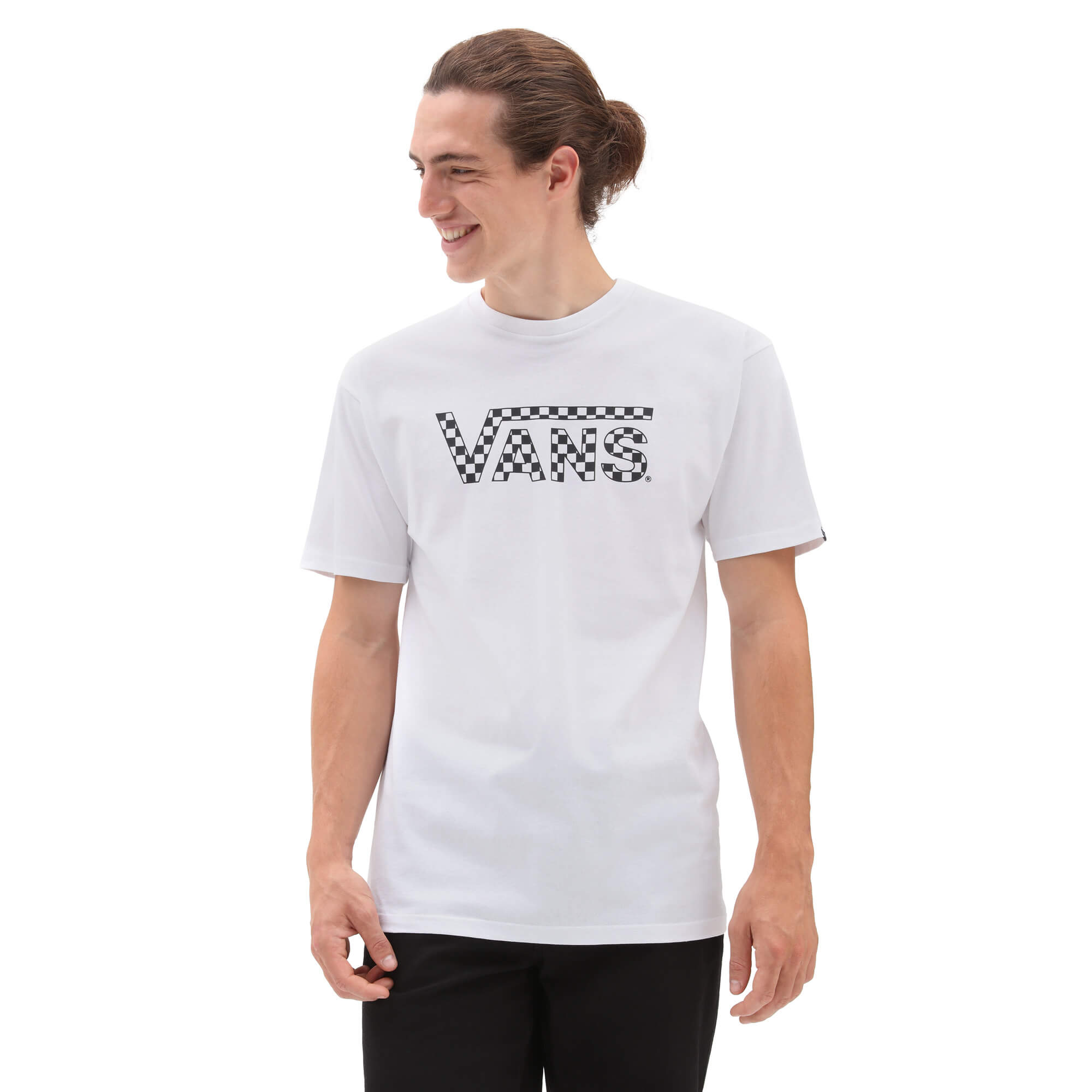 Vans Checkered Vans-B Beyaz Erkek Tişört VN0A7UCPYB21