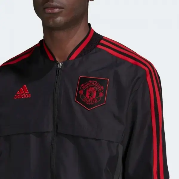 Adidas Manchester Unıted Anthem Siyah Erkek Eşofman Üstü H63998