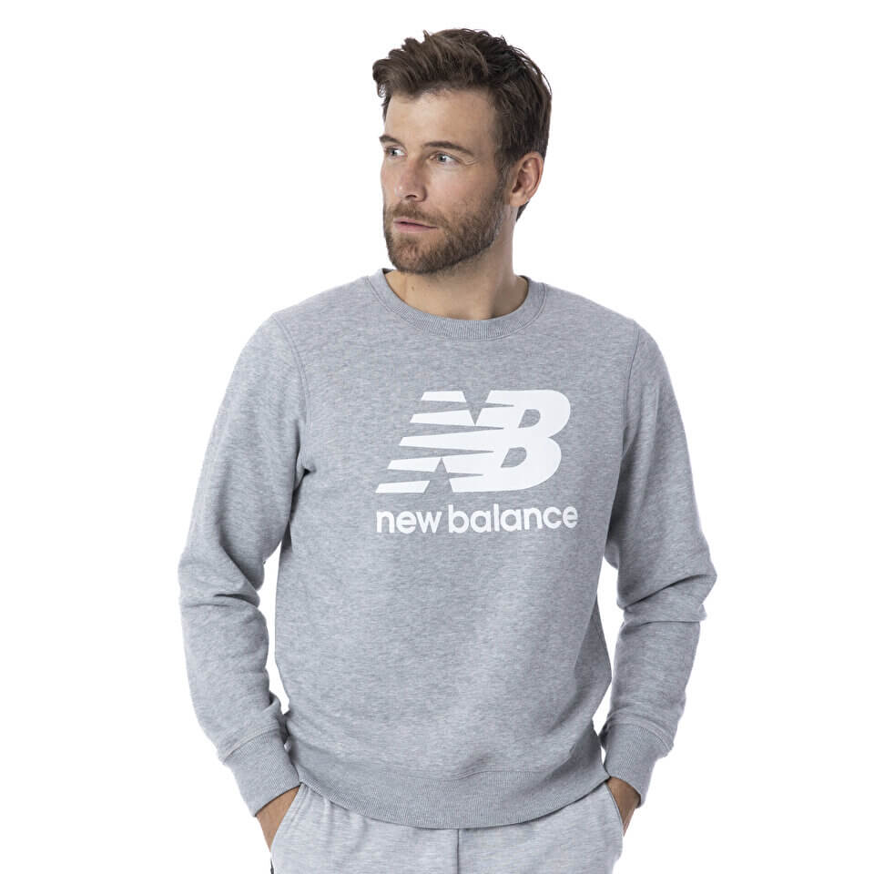 New Balance Lifestyle Gri Erkek Sweatshirt MTC1105-GRY