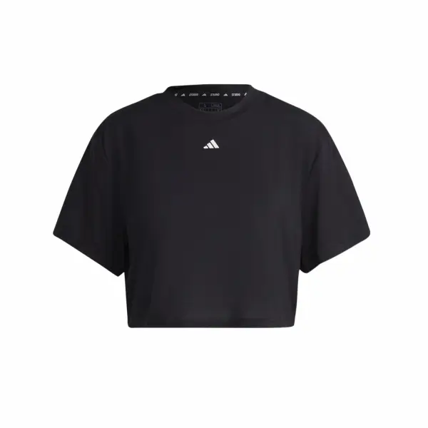adidas Studio Crop Siyah Kadın Tişört HN5549
