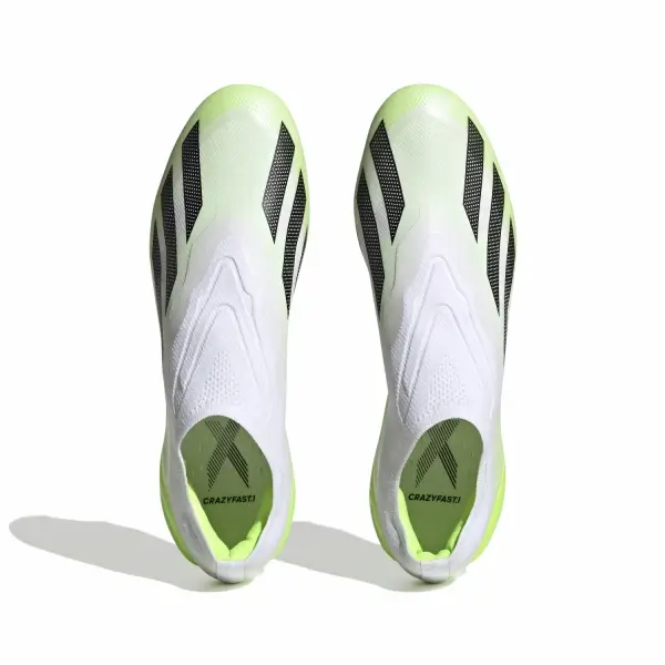 Adidas X Crazyfast.1 Laceless Fırm Ground Soccer Cleats Beyaz Unisex Krampon GY7378