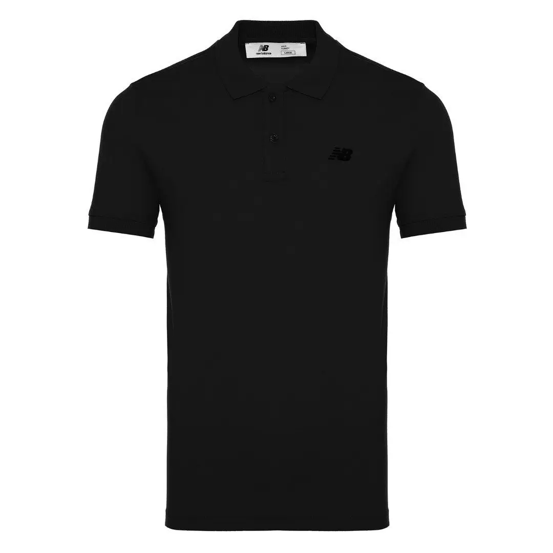 New Balance Siyah Erkek Polo Tişört- MPT1105-BK