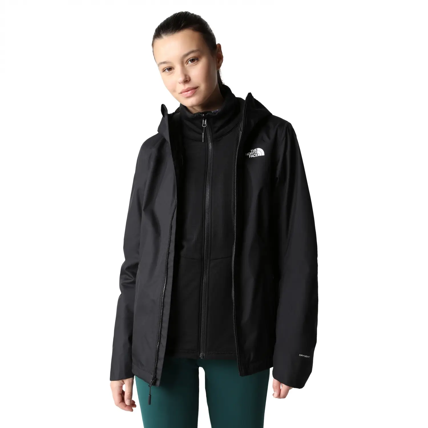 The North Face Quest Triclimate Siyah Kadın Mont NF0A3Y1IJK31
