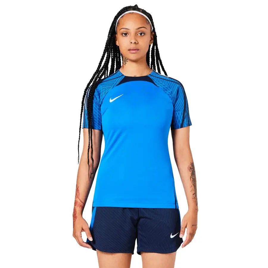 Nike Dri-FIT Strike Mavi Kadın Tişört DR2278-463