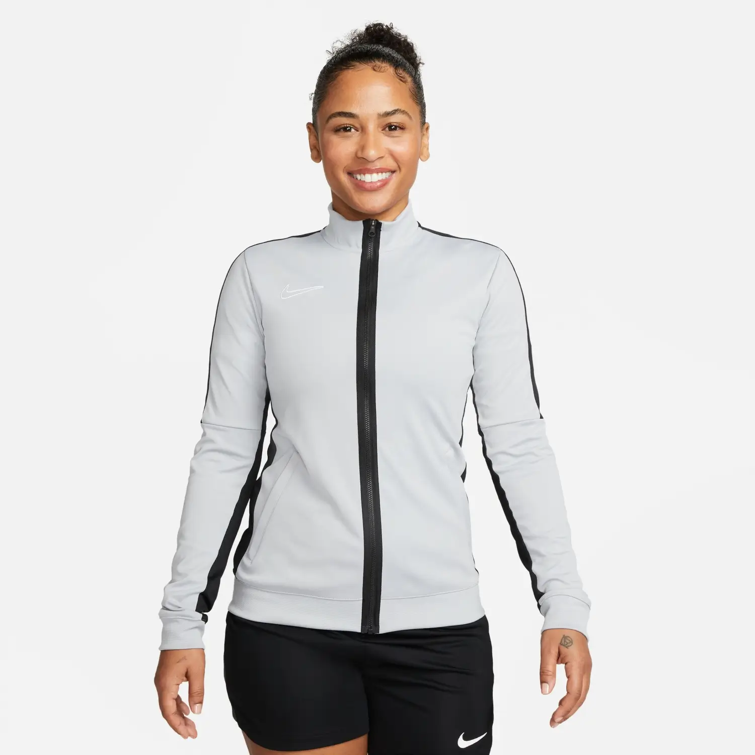 Nike Dri-FIT Academy Gri Kadın Ceket DR1686-012