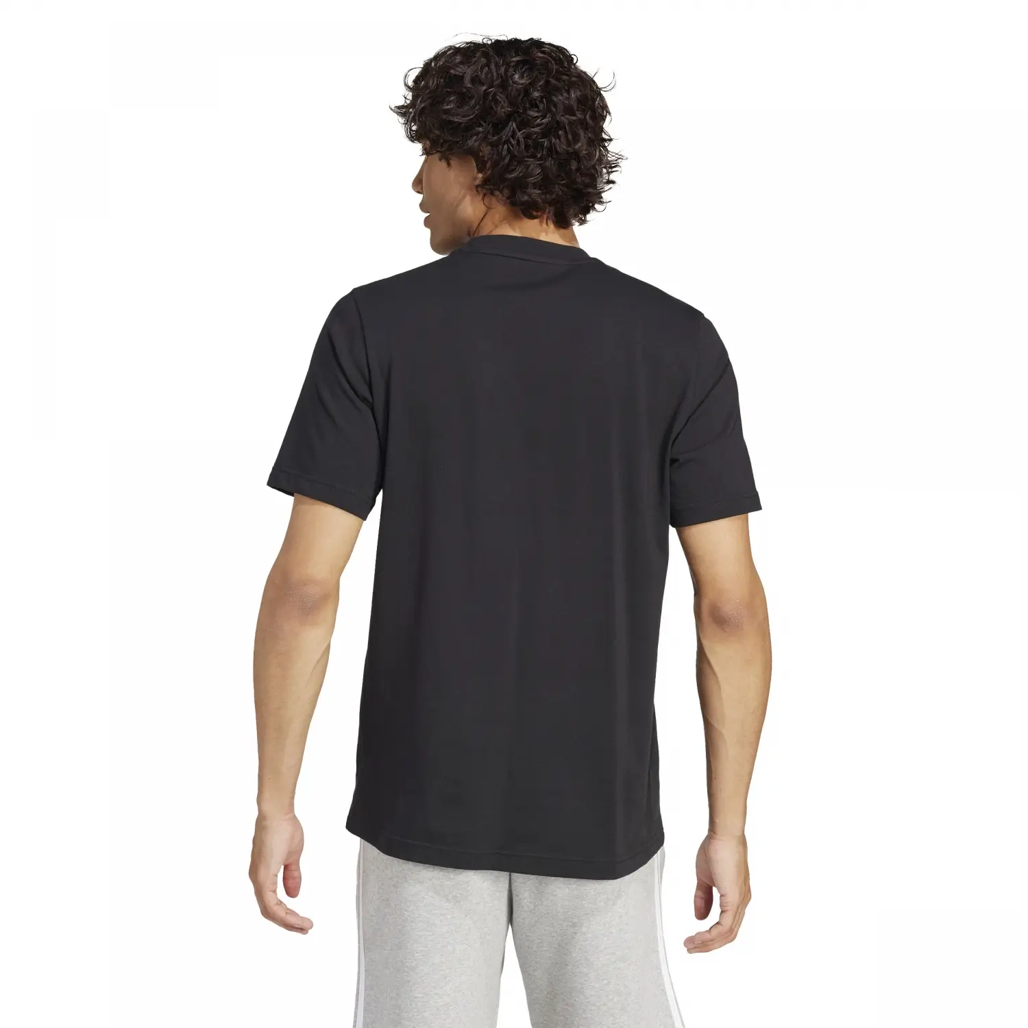 adidas Graphic Print Fleece Siyah Erkek Tişört IP3802