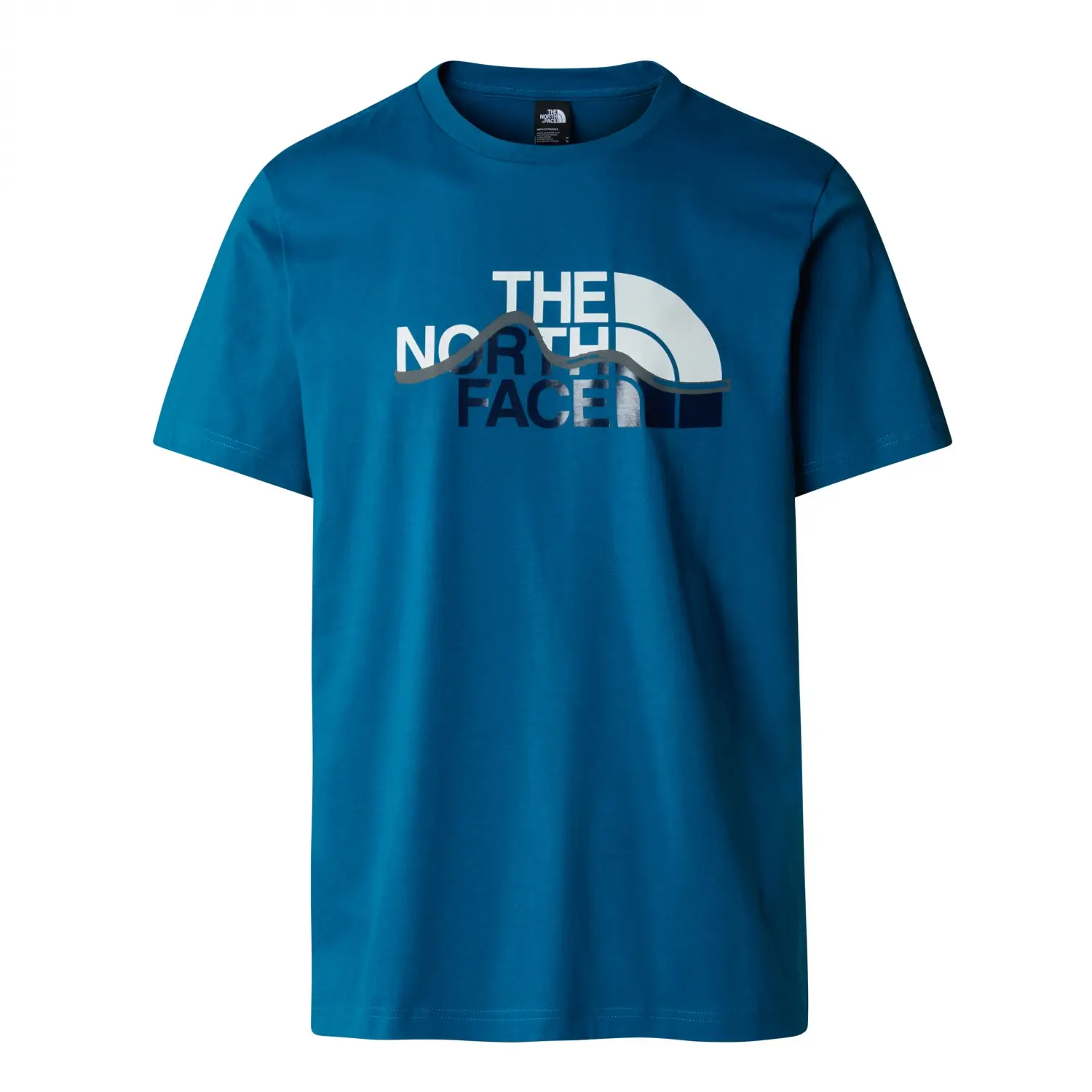 The North Face Mountain Line Mavi Erkek Tişört NF0A87NTRBI1