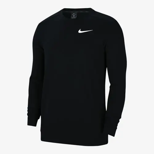 Nike Dri-Fit Training Crew Top Siyah Erkek Sweatshirt - CU6795-010