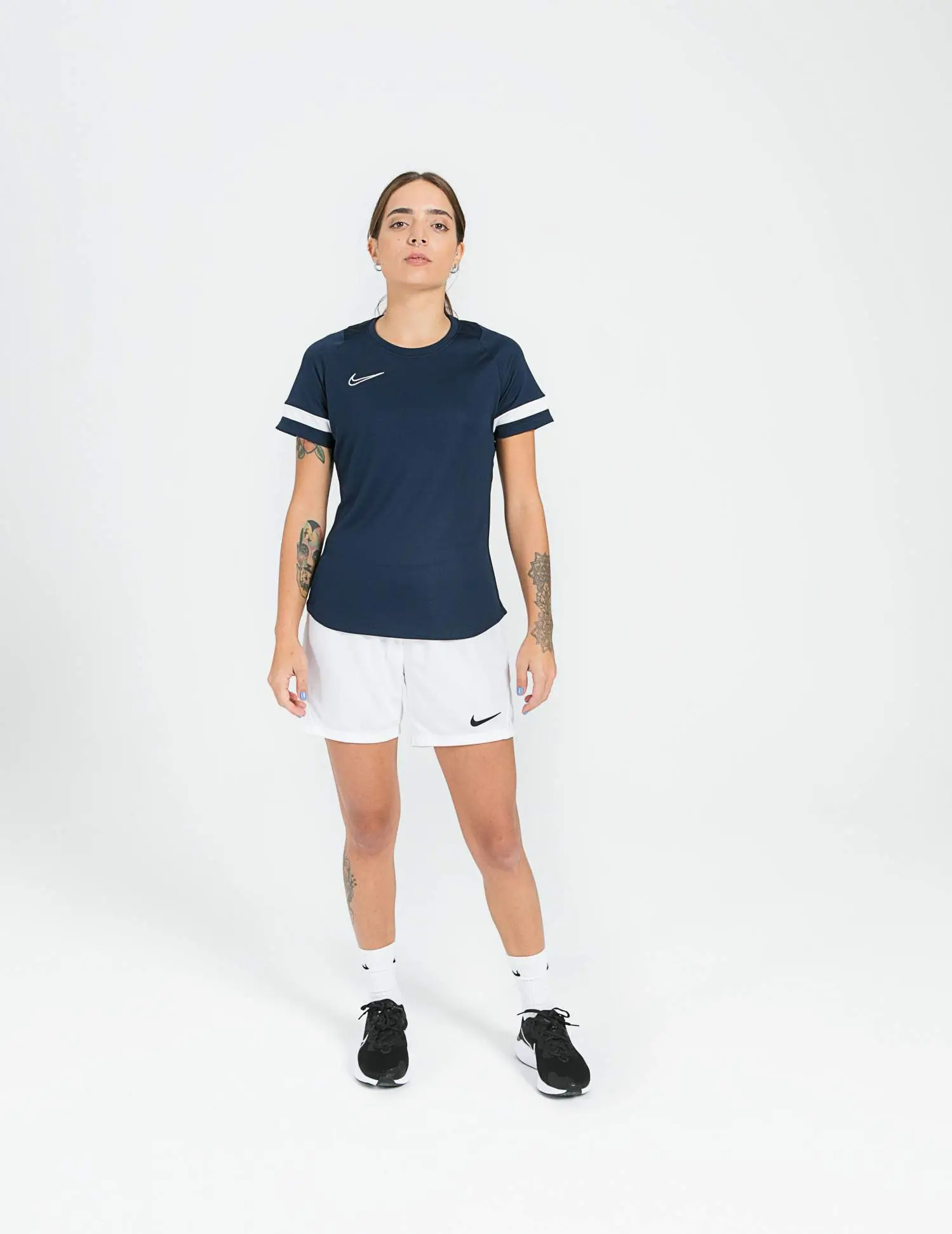 Nike Dri-Fit Academy 21 Mavi Kadın Tişört - CV2627-451