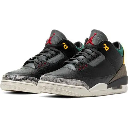 NIKE Air Jordan 3 Retro SE Siyah Erkek Basketbol Ayakkabısı - CV3583-003