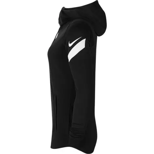 Nike Dri-Fit Strike Siyah Kadın Kapüşonlu Ceket - CW6098-010