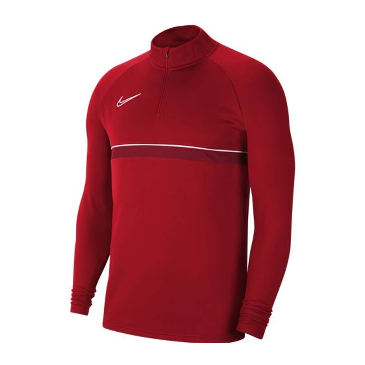 Nike Dri-Fit Academy 21 Kırmızı Erkek Sweatshirt - CW6110-677