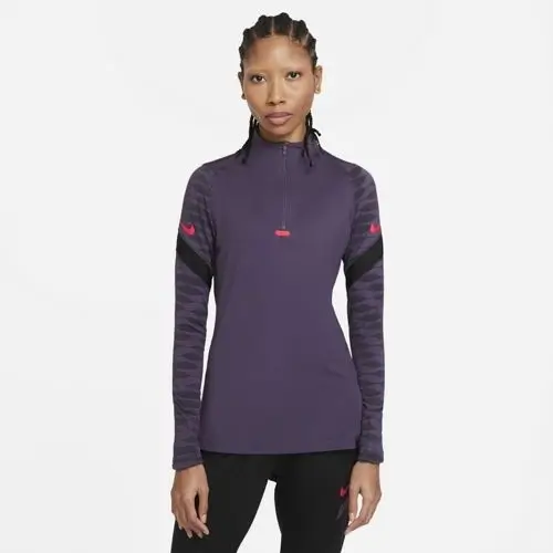 Nike Dri-Fit Strike 21 Mor Kadın Sweatshirt - CW6875-573