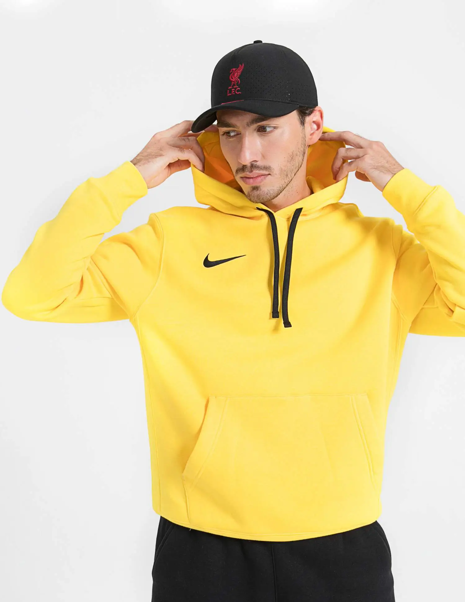 Nike Park Hoodie Sarı Erkek Kapüşonlu Sweatshirt - CW6894-719