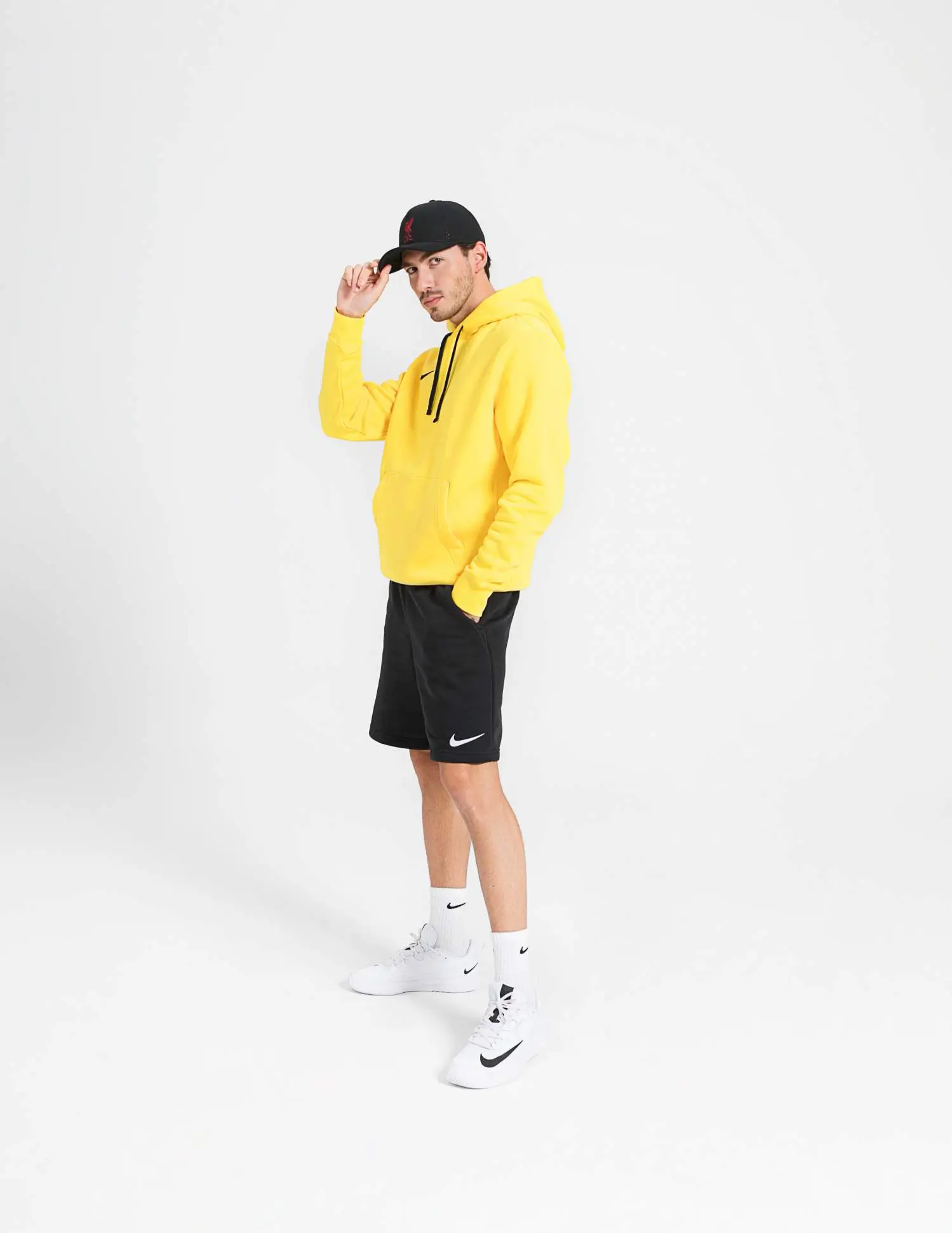 Nike Park Hoodie Sarı Erkek Kapüşonlu Sweatshirt - CW6894-719