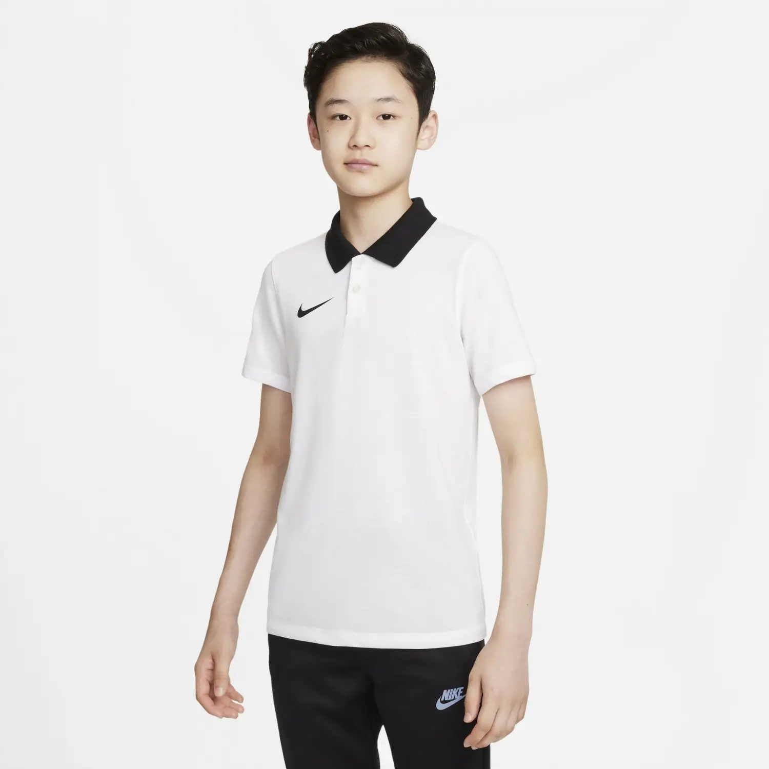 Nike Dri Fit Park 20 Çocuk  Beyaz Polo Tişört  -CW6935-100
