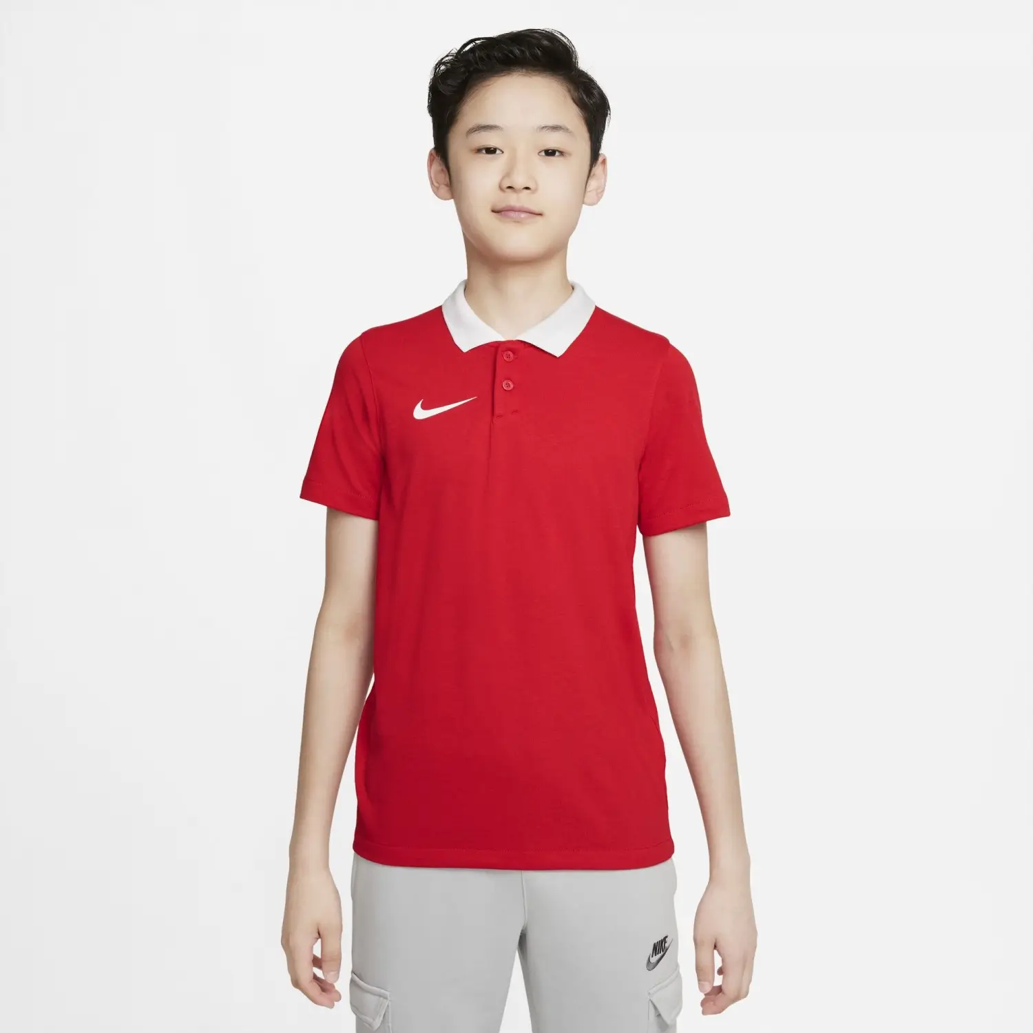 Nike Dri Fit Park 20 Çocuk Kırmızı Polo Tişört  -CW6935-657
