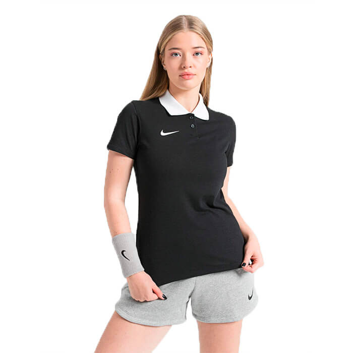 Nike Dri Fit Park Kadın Siyah Polo Tişört  -CW6965-451