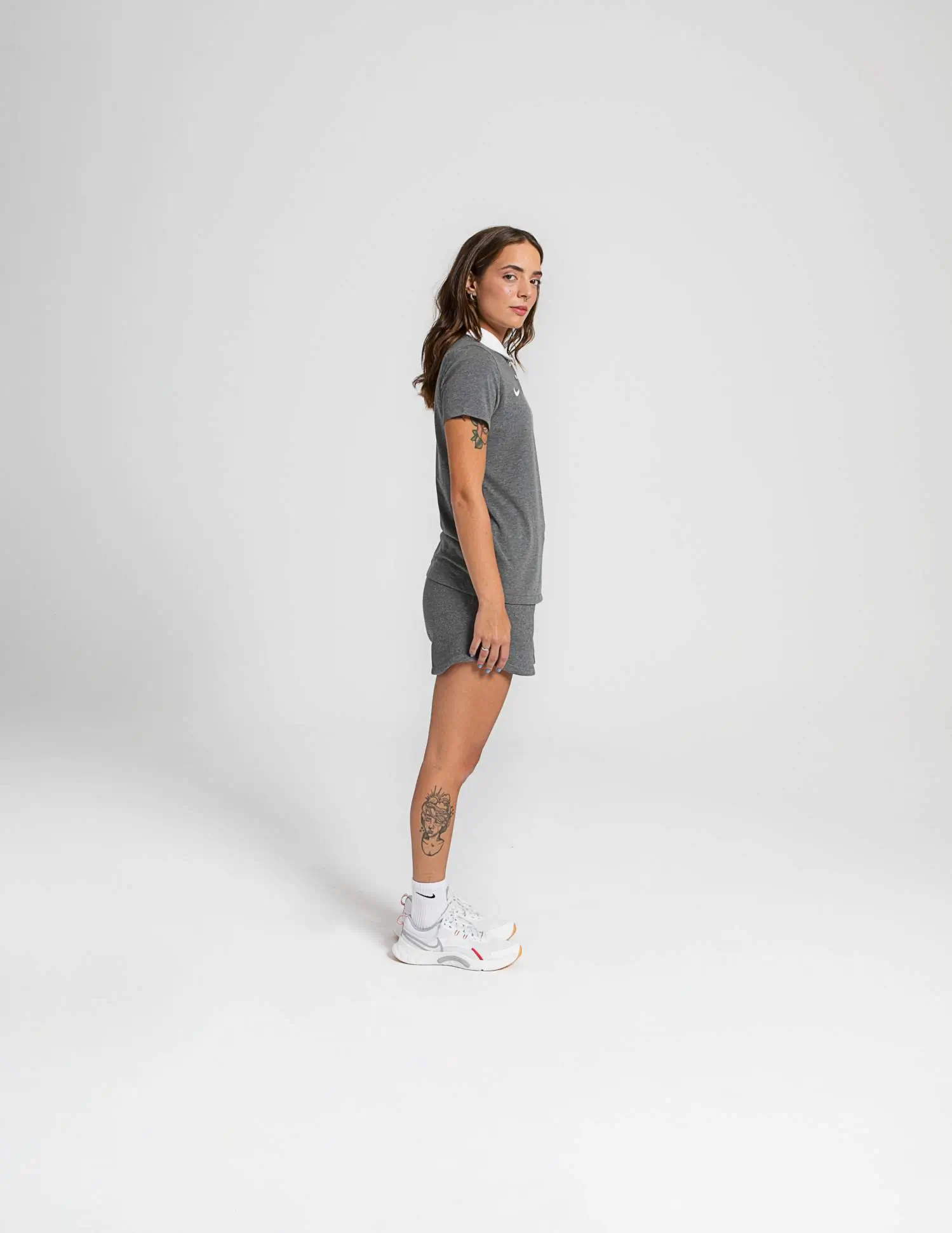 Nike Park 20 Gri Kadın Polo Tişört  -CW6965-071