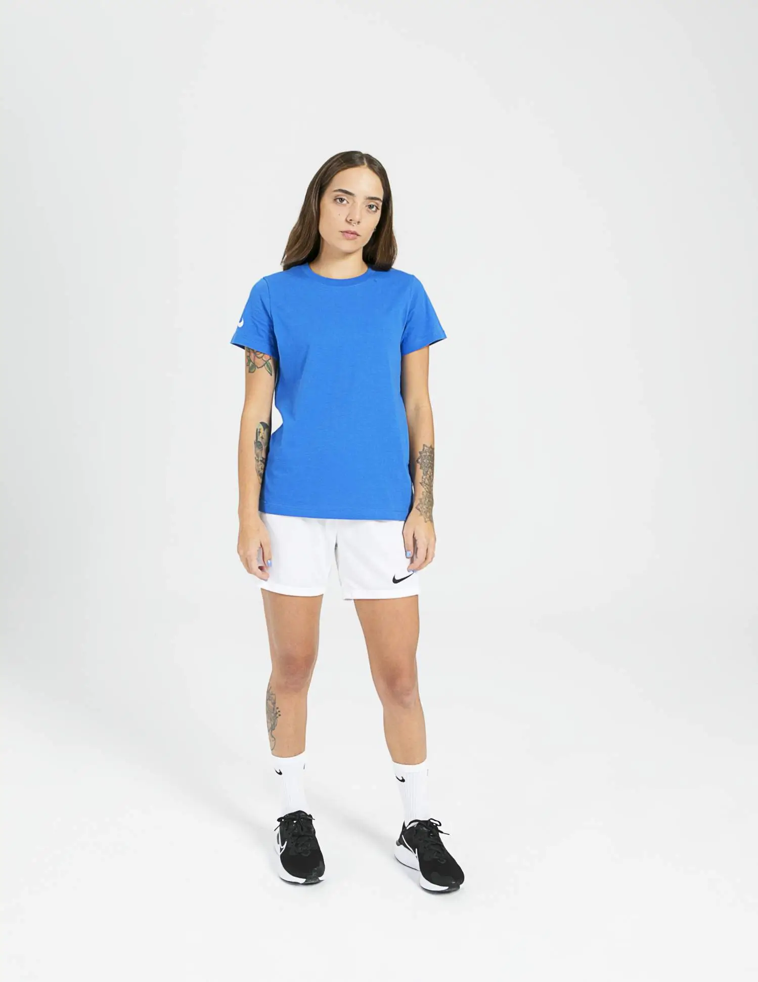 NIKE Team Park 20 Tee Mavi Kadın Tişört - CZ0903-463