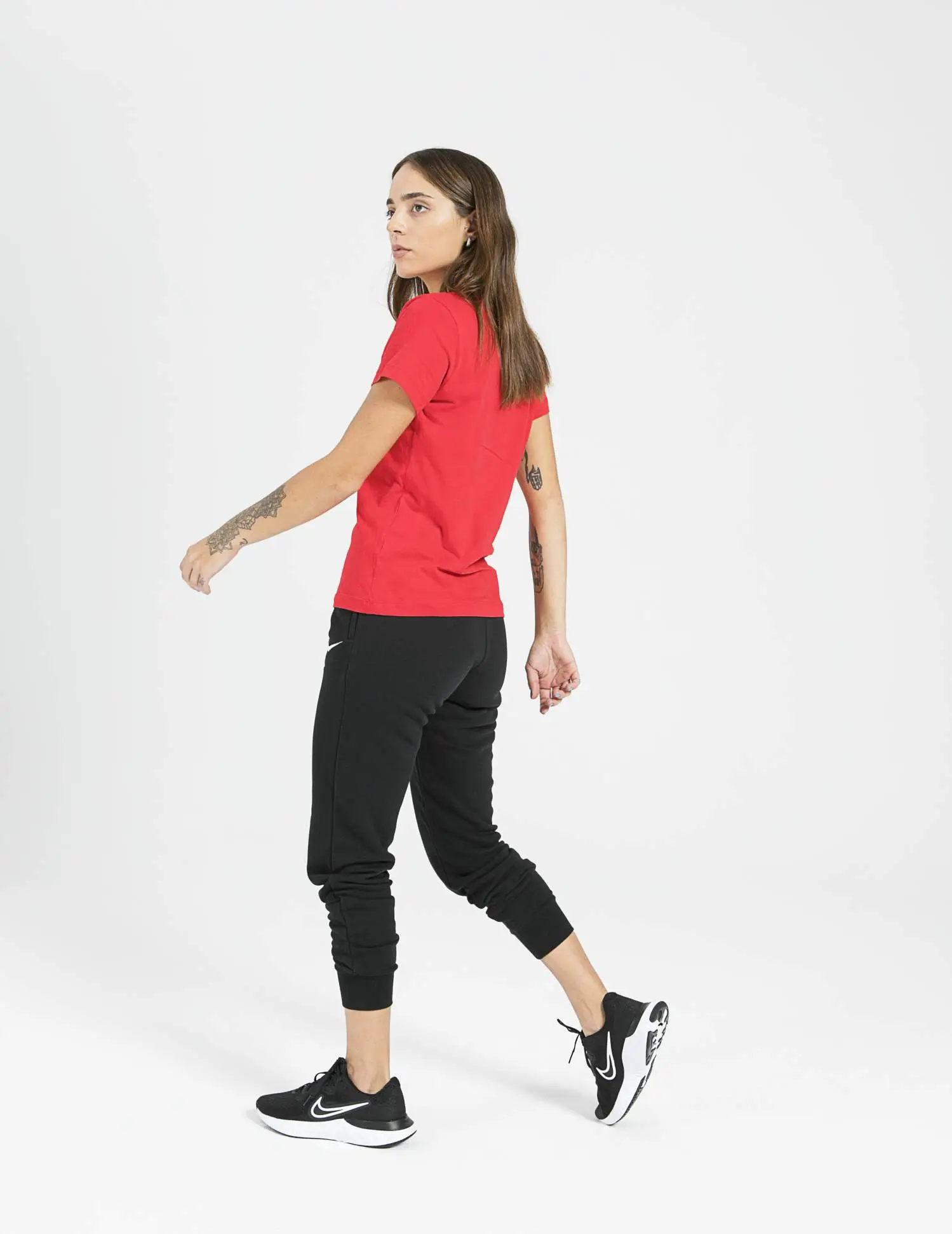 Nike Team Park 20 Tee Kırmızı Kadın Tişört - CZ0903-657