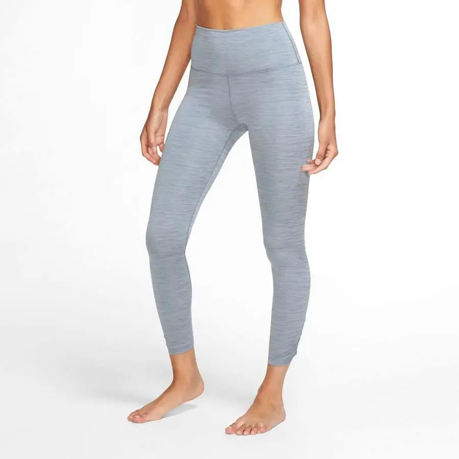 Nike Yoga 7-8 Ruched Leggings Gece Mavisi Kadın Tayt - CJ3683-491