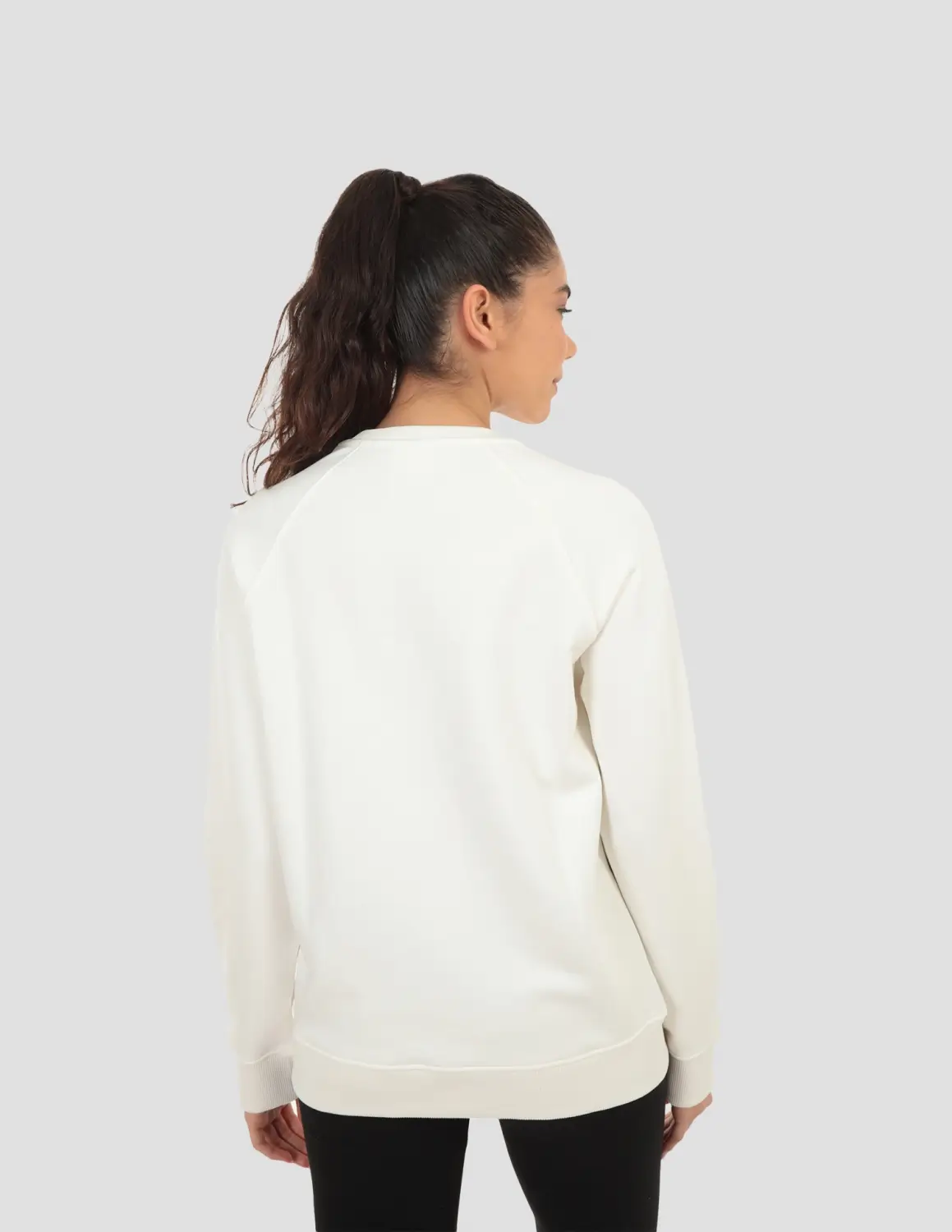 DIADORA  Sweatshirt Crew Iconic Kırık Beyaz Kadın Sweatshirt - 502.173624-20007