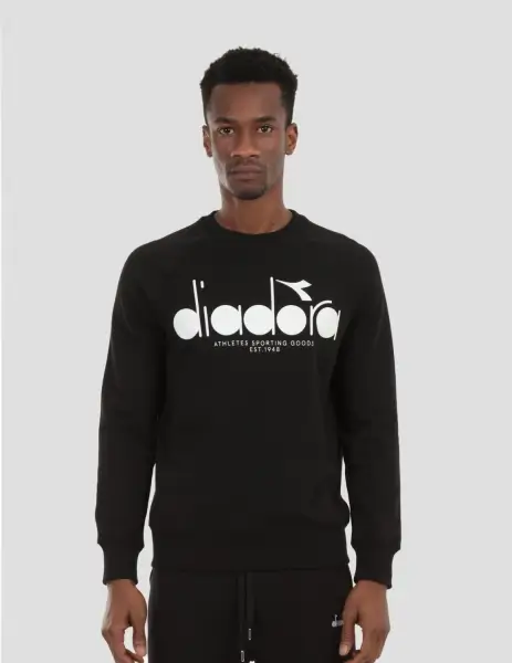 DIADORA  Sweatshirt Crew Iconic Siyah Erkek Sweatshirt - 502.173624-80013