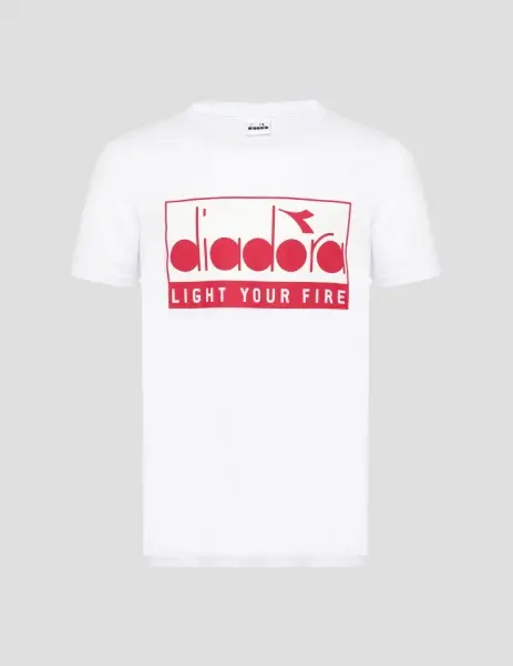 DIADORA  Ss T.shirt Iconic LYF Beyaz Erkek Tişört - 502.175835-20002