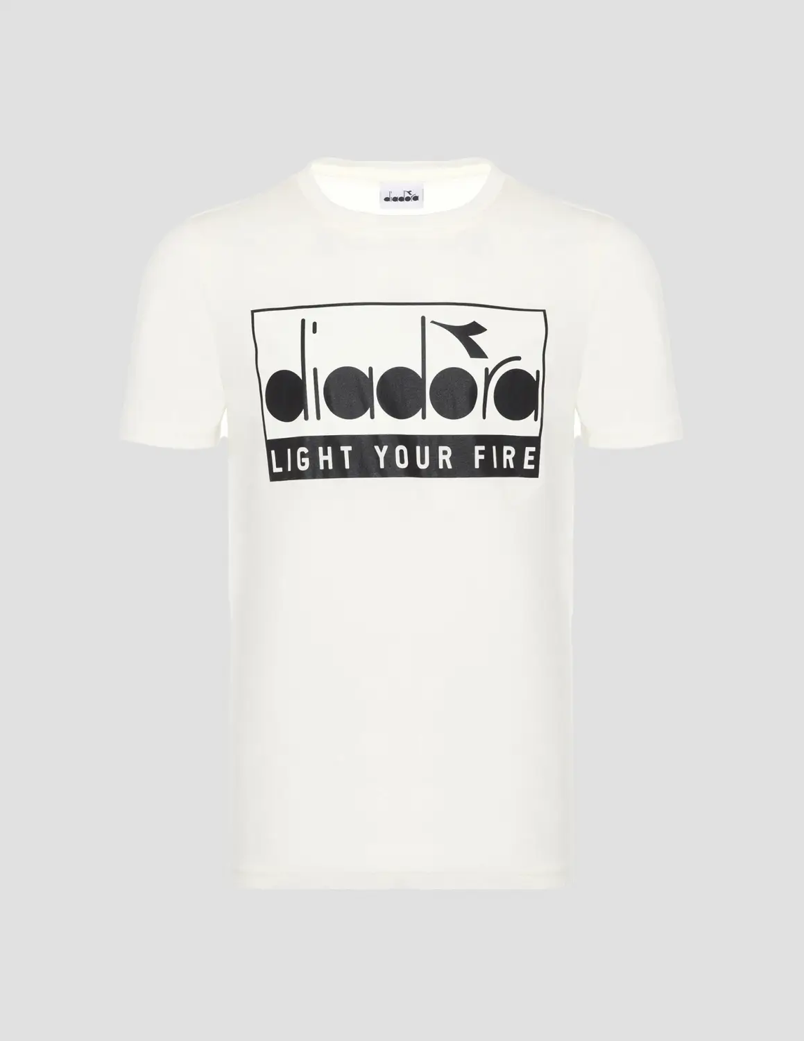 DIADORA  Ss T.shirt Iconic LYF Kırık Beyaz Erkek Tişört - 502.175835-20007