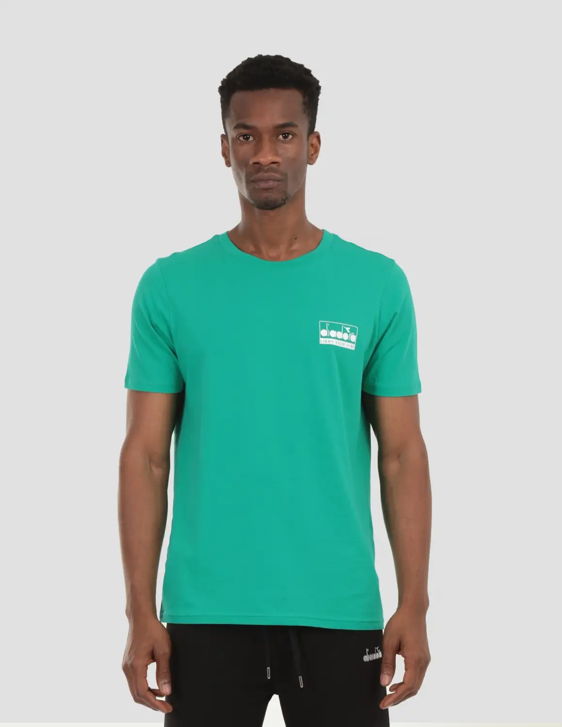 DIADORA  Ss T-shirt Light Your Fire Yeşil Erkek Tişört - 502.175837-70248