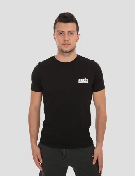 DIADORA  Ss T-shirt Light Your Fire Siyah Erkek Tişört - 502.175837-80013
