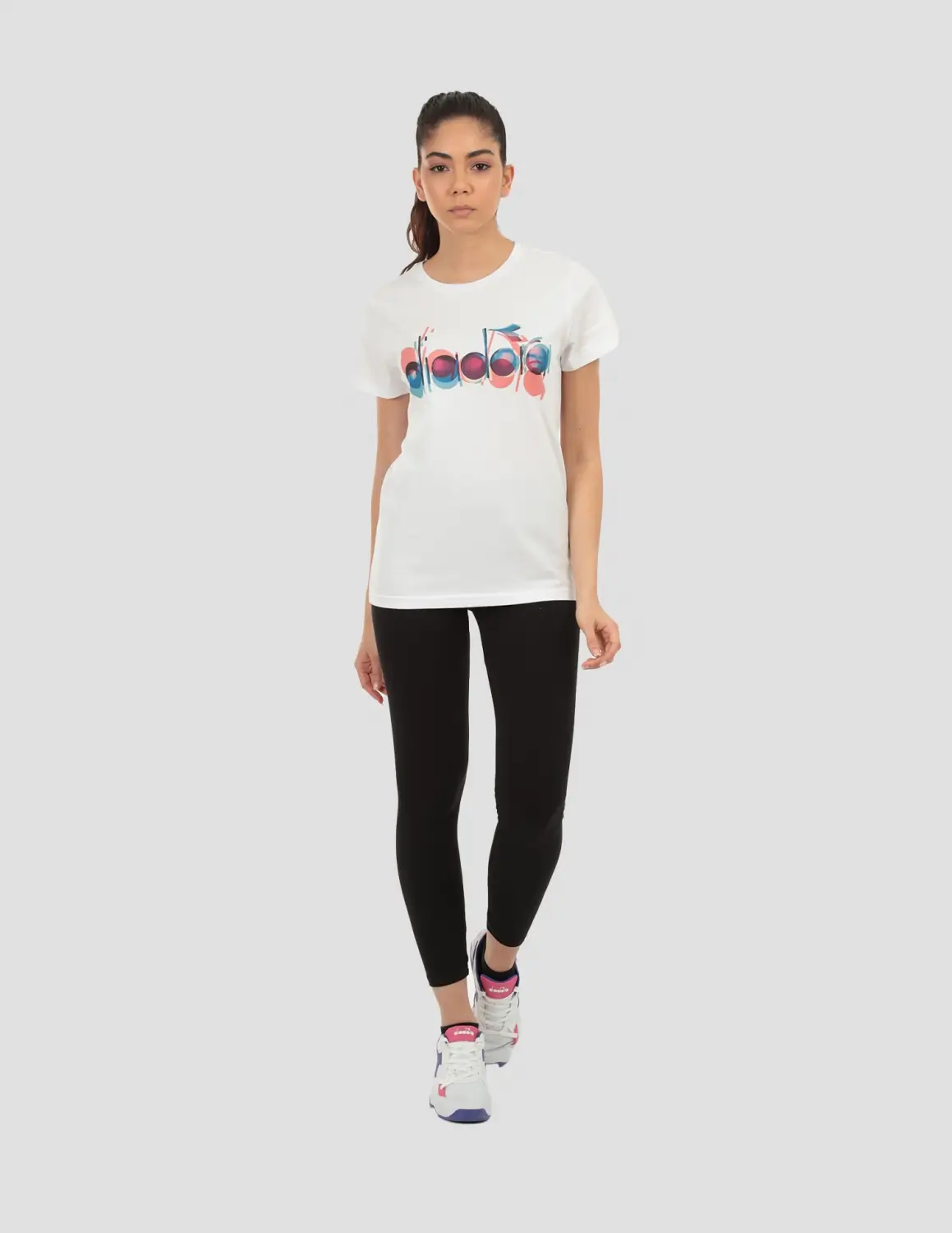 DIADORA  Ss T-shirt Iconic Beyaz Kadın Tişört - 502.176088-20002