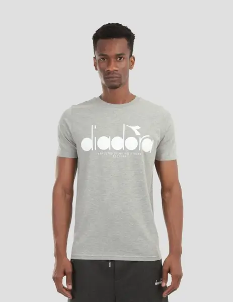 DIADORA  Ss T-shirt Iconic Açık Gri Erkek Tişört - 502.176633-C5493