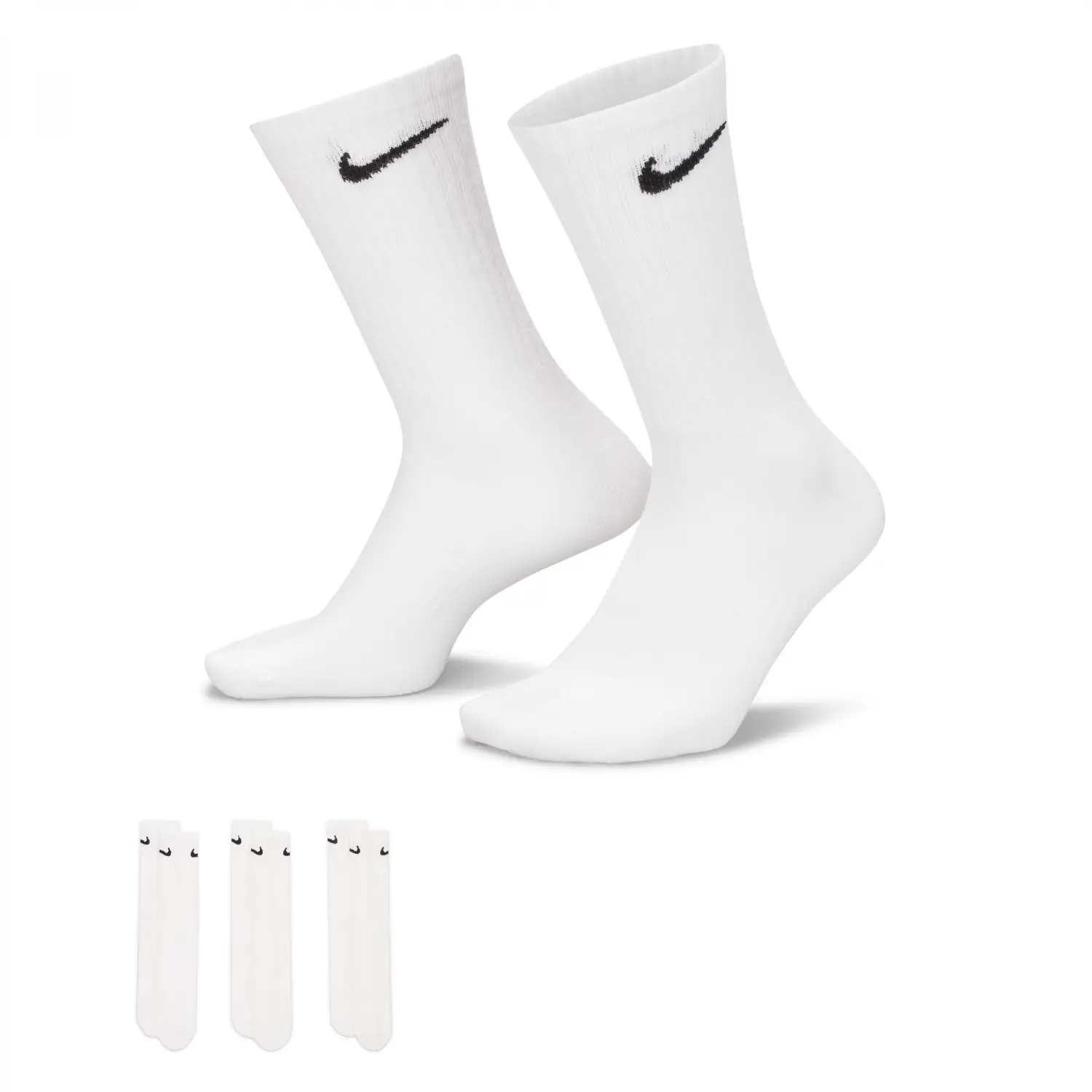 NIKE Everyday Lightweight Beyaz Erkek Çorap - SX7676-100