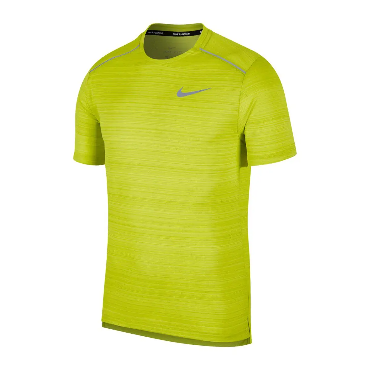 Nike Miler Top Neon Sarı Erkek Tişört - AJ7565-322