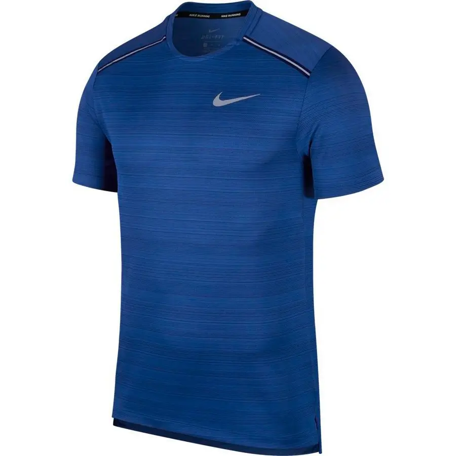 Nike Miler Top Saks Mavi Erkek Tişört - AJ7565-438