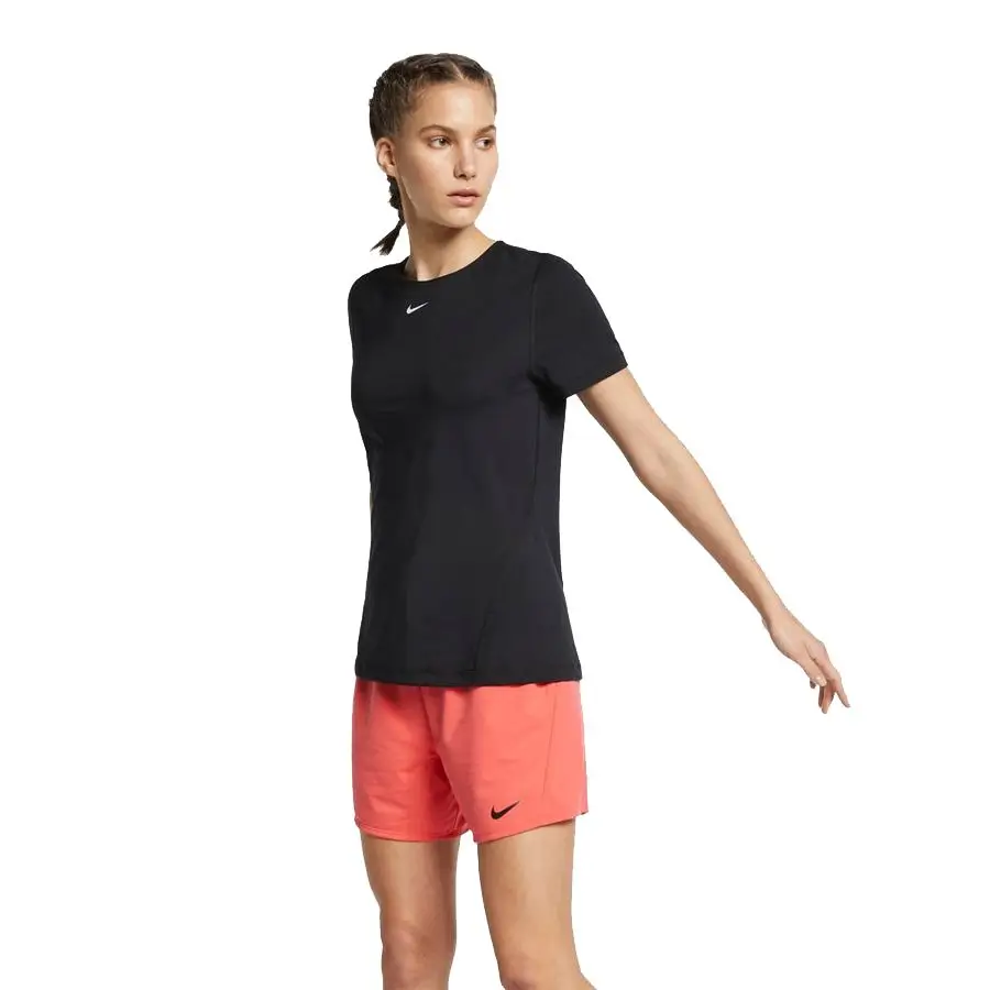 Nike Pro 365 Top Essential  Siyah Kadın Tişört - AO9951-010