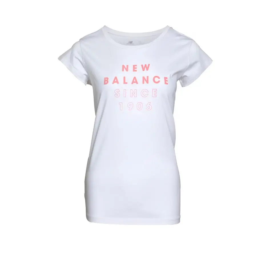 New Balance  1906 WOMENS TEE Beyaz Kadın Tişört - WPS004-WT