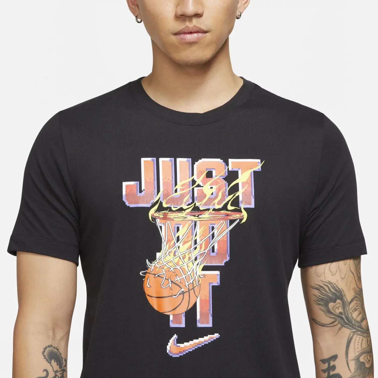 Nike Dry-Fit Just Do It Siyah Erkek Tişört - DJ1556-010