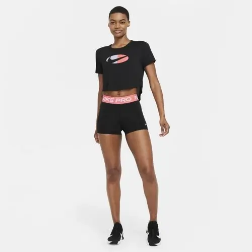 Nike Dri-Fit One Crop Top Siyah Kadın Tişört  -DD4557-011