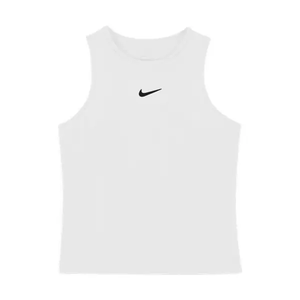 NikeCourt Dri-Fit Victory Beyaz Çocuk Atlet  -CV7573-100