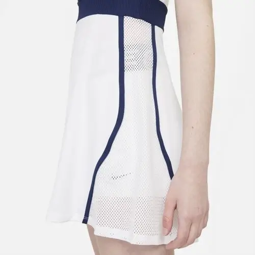NikeCourt Dri-Fit Slam Beyaz Kadın Tenis Elbisesi-DA4716-100