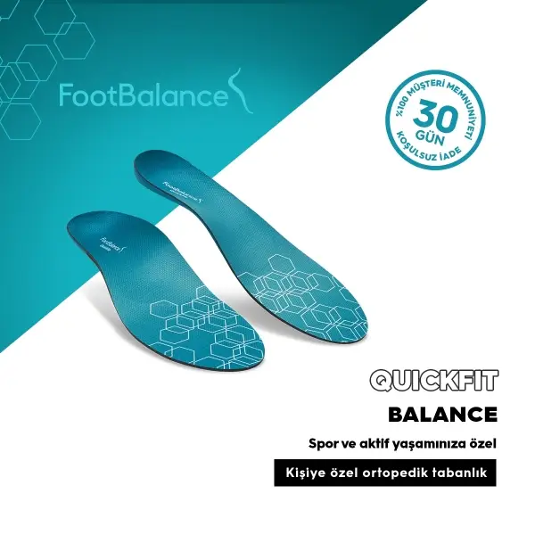 FootBalance QuickFit Control Kisiye Özel Ortopedik Tabanlık