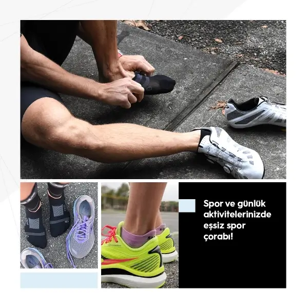 OS1st TA4 Thin Air Performans Çorap Pembe Ayak/Ayak Bileği/Kalf Destek Çorabı