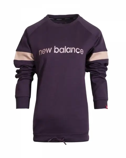 New Balance Lifestyle Mor Kadın Sweatshirt - WPC3127-PBR