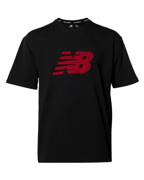 New Balance Siyah Erkek Tişört - MPT3146-BK