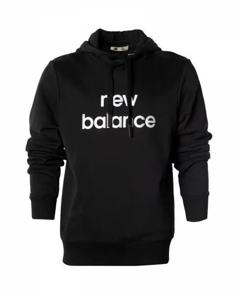 New Balance Lifestyle Siyah Erkek Kapüşonlu Sweatshirt - MPH3111-BK